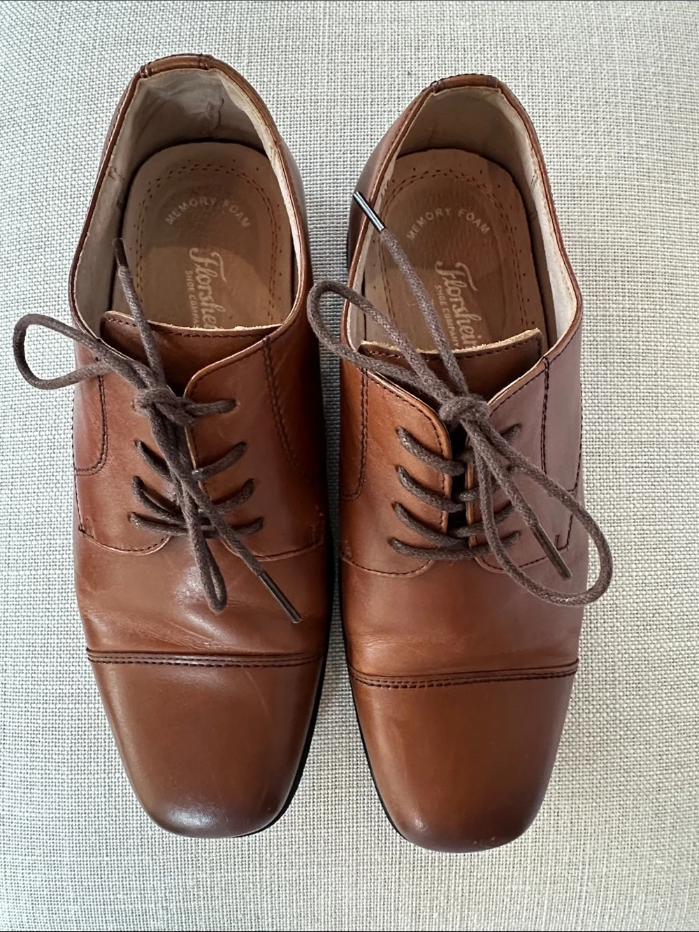 Florsheim Boys' Reveal Cap Toe Leather Oxford Shoes 5.5M